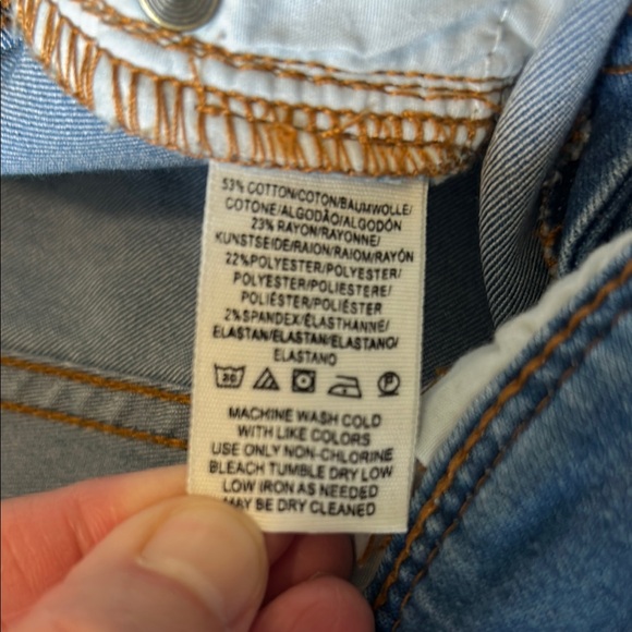 Free People Blue Denim Capris - Picture 6 of 6